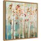 Fall Birch Trees by Allison Pearce 16-in. W x 16-in. H. Canvas Wall Art Print Framed in Natural